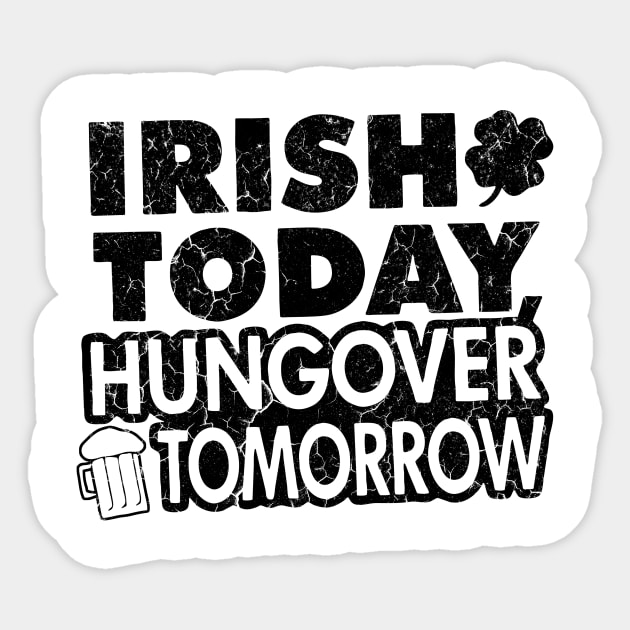 hungover shirt Sticker by diiiana